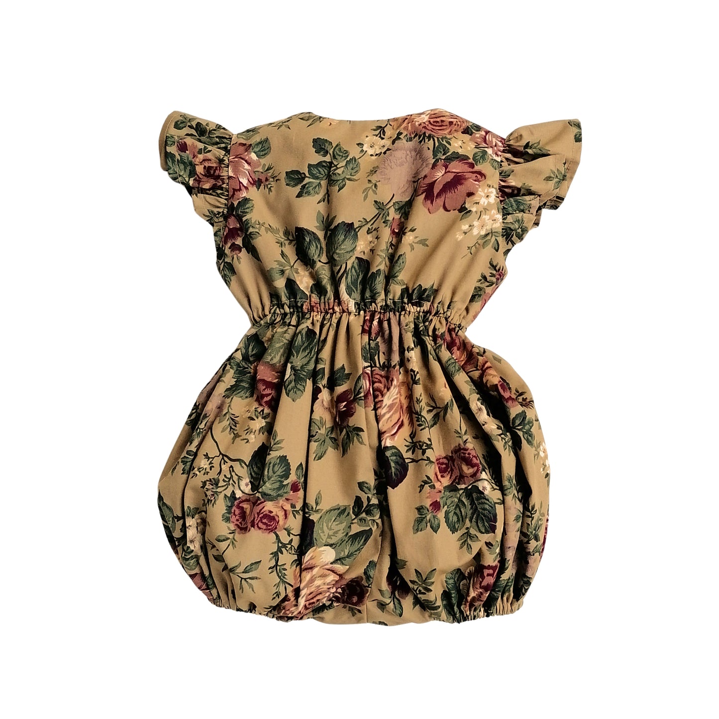 Cotton Little Robin's Romper, Floral Print